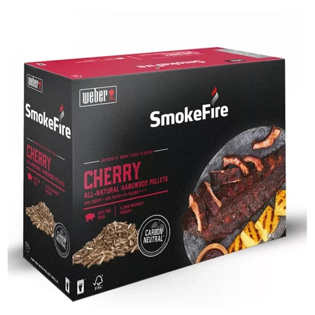 Pellet do wędzennia wiśnia 8 kg Weber
