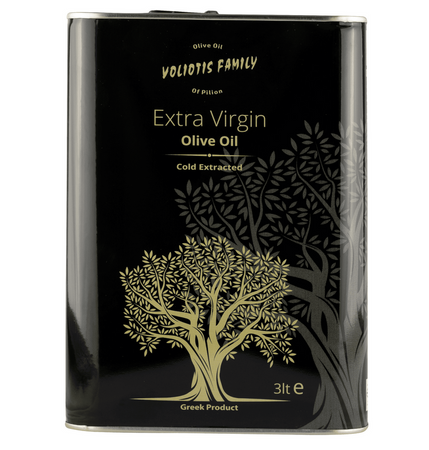 Grecka oliwa z oliwek extra virgin Voliotis Family – puszka 3l