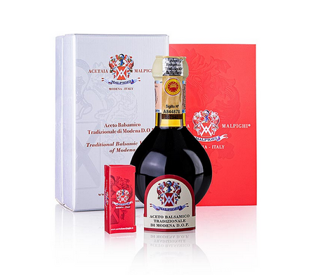 Tradycyjny ocet balsamiczny z Modeny DOP, leżakowany 12 lat, Malpighi, 100 ml