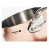 Prima Matera Rondel miedziany prosty niski 24 cm De Buyer