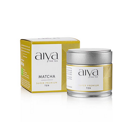 AIYA Matcha Ten, zielona herbata w jakości super premium, organiczna, 30 g