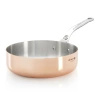 Prima Matera Rondel miedziany prosty niski 24 cm De Buyer