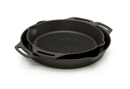 Patelnia grillowa Petromax gp35h-t żeliwna śr 35 cm